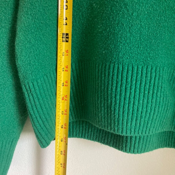 & other stories Green cotton wool blend women’s sweater - Picture 7 of 7